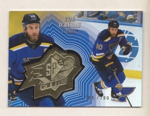 21-22 Upper Deck SPx Ryan O'Reilly /799 Finite RADIANCE Blues 2021