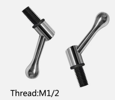2PCS Milling Machine Table Lock Vertuical Mill M1/2 Bolt Handle for Bridgeport