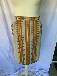 Beau tablier vintage en coton basque, comme neuf - Imagen 1 de 3