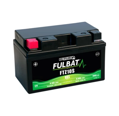 YTZ10S BATTERIA FULBAT A GEL SIGILLATA APRILIA SXV 550  2005 2006 2007 — 第 1/4 张图片