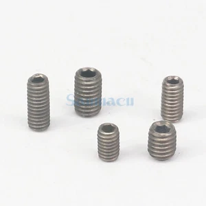 (20) Tornillo antiácido corrosión ácida con punto de taza de titanio M4/M5/M6 GR2 - Imagen 1 de 4