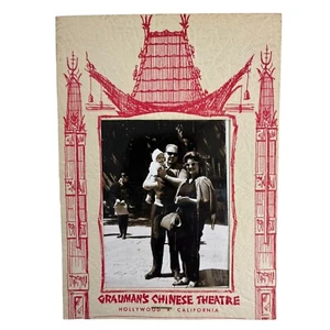 Graumans Chinese Theatre Vintage Polaroid Photo Souvenir Hollywood CA Movies - Picture 1 of 3