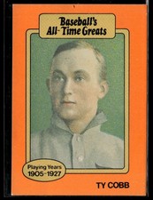 1987 Hygrade All-Time Greats Ty Cobb #NNO