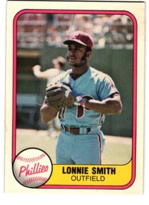 1981 Fleer #15 Lonnie Smith Philadelphia Phillies - Picture 1 of 2