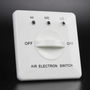 Wall Switch Dial Knob Control Fan Control Switch Air Conditioning Switch - Afbeelding 1 van 11