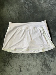 Nike Mujer Dri Fit Lavanda con Borde Blanco Tenis Falda/Skort Talla XL - Imagen 1 de 11