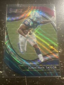 2020 Select Jonathan Taylor Field Level Tri-Color Prizm Die-Cut RC #353