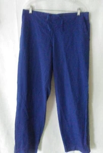 Dickies Sz M Unisex Scrub Pantalones Cordón Royal Blue #107295 Rayas laterales 30" I - Imagen 1 de 6