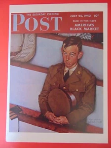 Saturday Evening Post July 25, 1942 (REPRINT) Norman Rockwell (COVER ONLY) - Picture 1 of 1