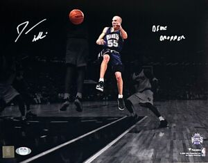 Jason Williams signed inscribed 11x14 photo NBA Sacramento Kings PSA COA