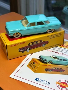 Dinky Atlas Toys #552 Chevrolet Corvair pale Blue Mint in fine Box - Picture 1 of 7
