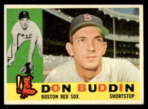 1960 TOPPS DON BUDDIN BOSTON RED SOX #520 NM XX4288