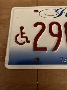 Placa de licencia HANDICAP de Illinois. SILLA DE RUEDAS ♿️ etiqueta desactivada # 290 509 - Imagen 1 de 4