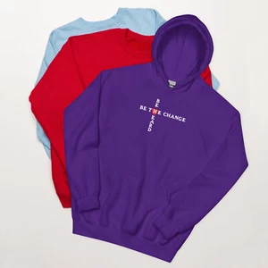 Be Heard Be The Change T-Shirt LGBTQ Equality Social Justice Womens Hoodie - Picture 1 of 13