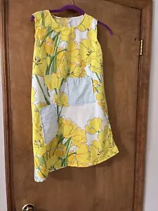 Orphan Annie dress/Costume for Plays. Sz 8 w/pkts & patches yeWh 21 - Picture 1 of 2