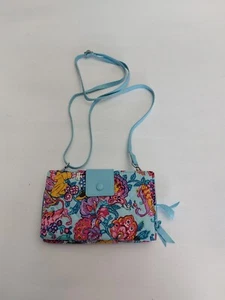 Vera Bradley Disney Mickey's Colorful Garden RFID All in One Crossbody - Picture 1 of 9