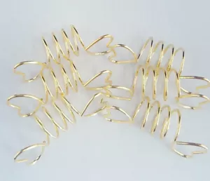 Herz Goldspule FILIGRAN Dreadlock Dread Haar Zopf verstellbar Manschette Schlauchclip - Bild 1 von 1