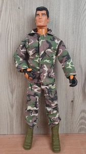 Vintage 1999 Hasbro Action Man Green Camoflage Kit Scar Face Good Condition - Picture 1 of 11