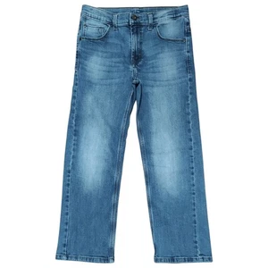 Wrangler Jeans Youth 10 Husky Blue Medium Wash Casual Workwear Outdoor - Picture 1 of 7