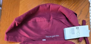 FIGS Modern Classic Unisex Scrub Cap, Burgundy. Price is for 1 individual cap - Picture 1 of 4