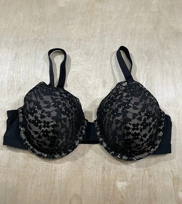 Warner's Lace Escape Underwire Contour Bra RF3341A Sz 36C Black - Image 1 of 4