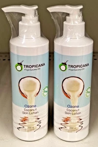 TROPICANA Virgin Coconut Oil Ozone Skin Lotion Körperpflege spendet Feuchtigkeit 200 ml * 2 - Bild 1 von 13