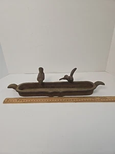 Vintage antikes Vogel Wassertablett aus Gusseisen.  Sehr Unikat.  - Bild 1 von 5
