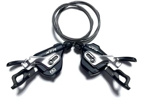 Shimano XTR SL-M980-I Shifter Set L/R Pair with Cable Near NOS 2/3x10 I-Spec MTB - Picture 1 of 20