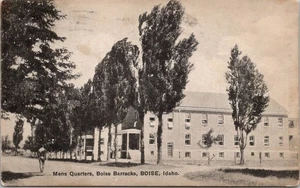 Herrenviertel, Boise Kaserne, Boise, Idaho - Vintage Postkarte - Bild 1 von 3