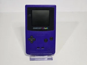 Nintendo Game Boy Color Viola Console Originale OEM Sistema Portatile Autentica - Foto 1 di 5