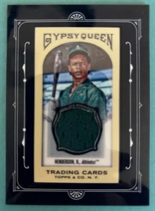 Rickey Henderson 2011 Topps Gypsy Queen Cerified Relic Card - Picture 1 of 2