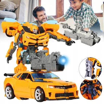Kinder Transformer Bumblebee Roboter Flim Figur Auto Actionsfigur Spielzeug Neu - Bild 1 von 4