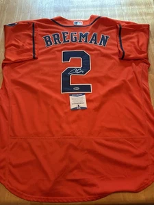 Alex Bregman Houston Astros Signed Autographed Jersey. Beckett Coa - Picture 1 of 3