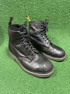 Größe 10 - Herren Dr. Martens Air Wair Unisex 1460 Glattleder Schnürstiefel, - Bild 1 von 13