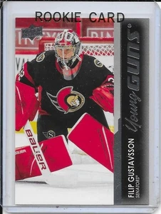 2021-22 Upper Deck Filip Gustavsson Young Guns Rookie # 225 - Imagen 1 de 2