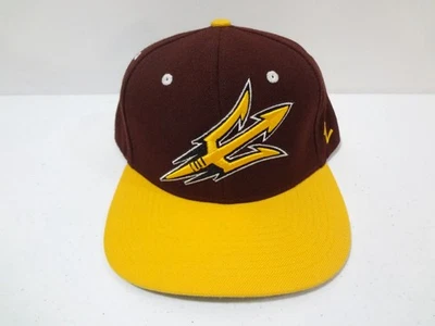 Vintage NCAA Arizona State Sun Devils LOGO Snapback Hat Zephyr Wool Blend - Image 1 of 4