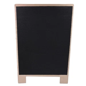 Wood Blackboard Memo Board Rectangle Small Standing??Drawing Wedding 30*20CM - Picture 1 of 6