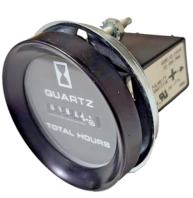 Honeywell Quartz 85043 Hour Meter 12-24VDC Polarity Sensitive 32VDC Max - Image 1 of 4
