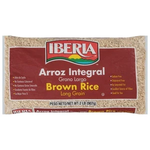 Iberia Brown Long Grain Rice 2.0 lb (Pack of 12) - Picture 1 of 1