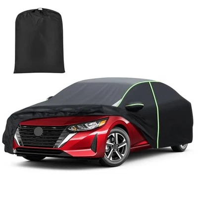 For Nissan Sentra 2000-2026 Waterproof Car Cover, 7 Layers, All Weather, Zipper Foto 1 de 4