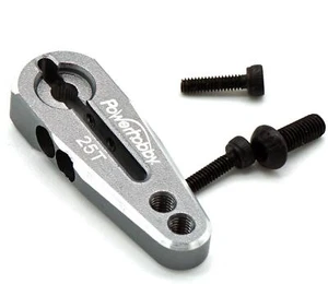 Powerhobby 25T Aluminium Klemm Servo Horn GunMetal - Bild 1 von 4