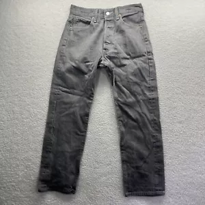 Levis Jeans Herren 30x30 Grau Straight Taschen Button Fly 501 Original 28x25 Fit - Bild 1 von 18