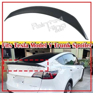 2020-2025 Unpainted Fits Tesla Model Y 5D SUV A-look Rear Trunk Spoiler ABS - Bild 1 von 4