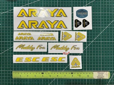 Araya Muddy Fox Bmx sticker decals - Image 1 of 3
