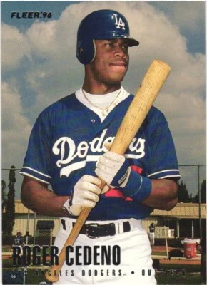 Fleer 1996 Los Angeles Dodgers #4 Roger Cedeno Los Angeles Dodgers Foto 1 de 2