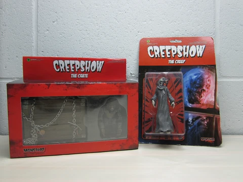 Monstarz Creepshow - 2 Figure Lot "The Crate - Fluffy Monster" / "The Creep" New Cover