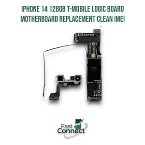 iPhone 14 128GB Logic Board Motherboard Replacement Clean IMEI T-Mobile - Picture 1 of 1