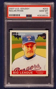 2007 Upper Deck Goudey #202 Nolan Ryan SP PSA 10 GEM MINT - Bild 1 von 2