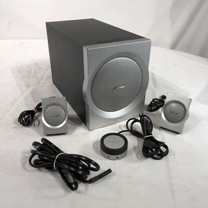 Sistema de altavoces multimedia Bose Companion 3 Serie II negro panel de control probado - Imagen 1 de 11