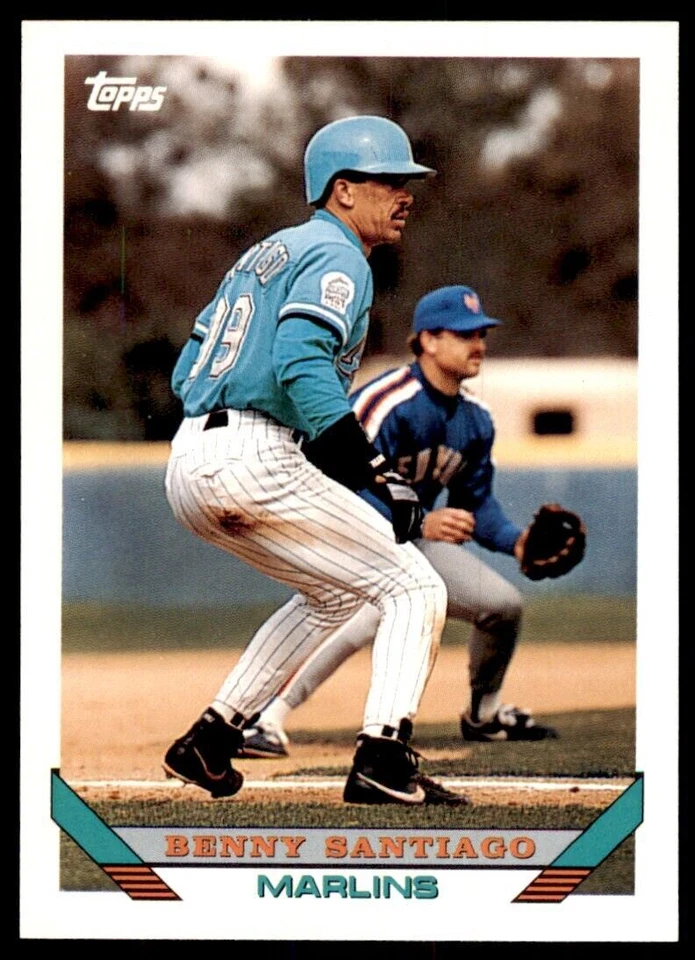 1993 Topps Traded Benny Santiago San Diego Padres #44T - Image 1 of 2